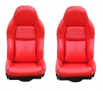 E10719 COVER-SEAT-100% LEATHER-MOUNTED ON FOAM-STANDARD-94-96