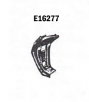 E16277 COVER-DOOR HINGE PILLAR-PRESS MOLDED-WHITE-LEFT HAND-63-65