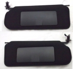 E20977 SEE E20726-SUNVISOR-REPRODUCTION-WITH LIGHTED MIRRORS-INCLUDES SEAT BELT WARNING DECAL-PAIR-97-04