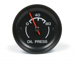 GAUGE - OIL PRESSURE - 80 LBS. - ELECTRIC - 75 - 76