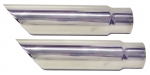 E23580 EXHAUST TIPS-CHROME PLATED STEEL-IMPORT-PAIR-68-69