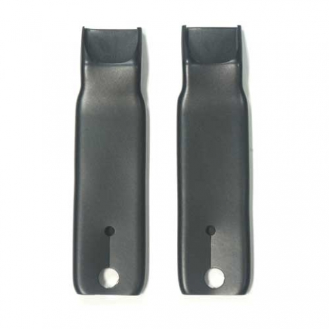 Corvette Sleeve Set Seat Belt Buckle 8.5 Inches Long Black Pair 74 82 ...