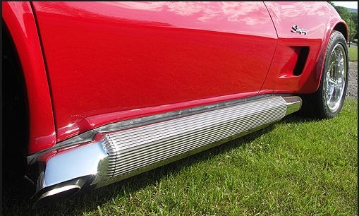 Corvette Exhaust System Side Aluminized Pipes 2.5 Inch Big Corvette Exhaust System Side Aluminized Pipes 2.5 Inch Big
