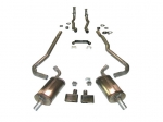 100000 EXHAUST SYSTEM-MAGNAFLOW-DELUXE-2 TO 2.5 INCH-SMALL BLOCK-327/350-AUTOMATIC-68-72
