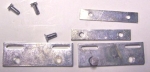 10087 BRACKET SET-METAL BRACKETS-BACKING PLATES AND RIVETS 63