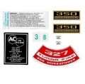 13077 DECAL KIT-ENGINE COMPARTMENT-350 HP-66