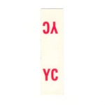 Click Here For Full Product Info 13089 DECAL-MASTER CYLINDER BAIL LABEL-YC-67-79