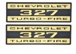 13105 DECAL KIT-VALVE COVER HORSEPOWER-TURBO FIRE-327-1 PIECE-62-63E