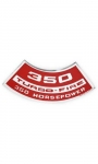 13501 DECAL-AIR CLEANER-350-350 HP-69-70