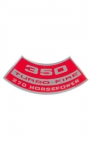 13503 DECAL-AIR CLEANER-350-270 HP-71