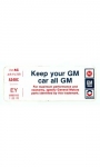 Click Here For Full Product Info 13516 DECAL-KEEP YOUR CAR ALL GM-76