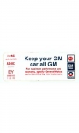 13516 DECAL-KEEP YOUR CAR ALL GM-76