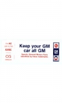 13569 DECAL-KEEP YOUR CAR ALL GM-78-79