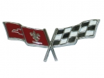 Click Here For Full Product Info E16236 EMBLEM-FRONT-CROSS FLAG-BRIGHT RED-USA-77-79
