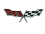 16521 EMBLEM-FUEL DOOR-CROSS FLAG-USA-77