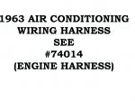 63-AC-HARNESS HARNESS-WIRE-AIR CONDITIONING-63