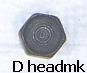 5067 BOLT-FOR SIDE CLIPS AND FRONT BRAKE BLOCK-63-67