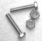 58035 BOLT AND NUT SET-FOR RELAY ROD CLAMP-2 EACH-63-76
