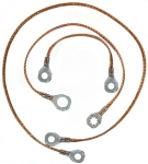 Click Here For Full Product Info 74614 GROUND STRAP SET-ALL WITH OUT POWER ANTENNA-3 PIECES-81-82