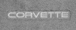 Click Here For Full Product Info E15068S MAT SET-FLOOR-LLOYD'S VELOURTEX-WITH EMBROIDERED SILVER SCRIPT LOGO-COLORS-PAIR-84-90