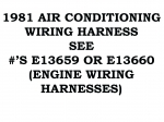 Click Here For Full Product Info 81-AC-HARNESS HARNESS-WIRE-AIR CONDITIONING-81