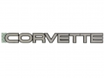 Click Here For Full Product Info 88888G EMBLEM-REAR LETTER UNIT-CORVETTE-BLACK-SILVER-84-90-DISCONTINUED