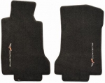 Click Here For Full Product Info E10692 MAT SET-FLOOR-LLOYD'S ULTIMATS-APPLIQUE CORVETTE AND CROSS FLAGS LOGO-COLORS-PAIR-05-E07