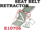 Click Here For Full Product Info E10706 RETRACTOR-SEAT BELT-CORRECT-EACH-65-66