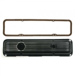 E11579 COVER-VALVE-ALUMINUM-BLACK-WITH GASKET-LEFT-78-82-SEE E25084