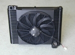 E11624 RADIATOR AND FAN COMBINATION-SMALL BLOCK-RESTORATION RADIATOR-61-62