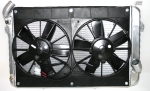 Click Here For Full Product Info E11627 RADIATOR AND FAN COMBINATION-ALUMINUM-AUTO-SMALL BLOCK TO BIG BLOCK UP GRADE-66-72