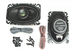 E1164 SPEAKER SET-KENWOOD-DOOR-REAR DECK-4 x 6 2-WAY 2-SPEAKER-PAIR-68-82