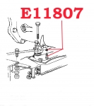 E11807 BOLT SET-TRANSMISSION MOUNT BRACKET TO TAIL HOUSING ATTACHING-AP HEADMARK-56-62