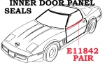 Click Here For Full Product Info E11842 SEALS-INNER DOOR PANEL-PAIR-84-89