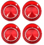 E11889 LENS SET-TAIL LAMP-RED-USA-4 PIECES-68-69