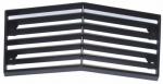 Click Here For Full Product Info E12413 GRILLE-FRONT-CENTER-WITH BLACK EDGE-74