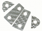 Click Here For Full Product Info E12692 PLATE SET-DOOR STRIKER-STAINLESS STEEL-4 PIECES-56-62