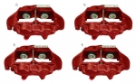 E12818S CALIPER SET-BRAKE-REBUILT-RED-O RING STYLE-4 PIECES-65-82