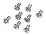 E12973 SCREW SET-DOOR LATCH MOUNTING-IN REAR OF DOOR-8 PIECES-56-82