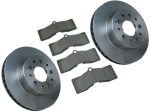 E13168 ROTOR SET-BRAKE-FRONT-2 ROTORS-WITH 4 PADS-65-82