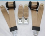 E13341 SEAT BELT ASSEMBLY-DIRECT FIT REPRODUCTION LAP AND SHOULDER-SINGLE RETRACTOR-2 SEATS-78-82