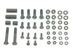 E13383 BOLT KIT-FRONT LICENSE BUMPERETTE-WITH SPACER-48 PIECES-58-62