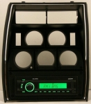 E13525 RADIO AND PLASTIC BEZEL-MILENNIA-WITH USB & AUX PORT-NO CD PLAYER-78-80