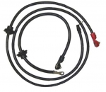 E13908 CABLE SET-BATTERY-SIDE POST-0 GAUGE WIRE WITH GROMMETS-PAIR-72-74