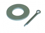 E14262 WASHER AND PIN-CLUTCH PEDAL RETAINER-3 SPEED AND 4 SPEED-2 PIECES-55-62