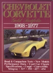E14512 BOOK-CHEVROLET CORVETTE:GOLD PORTFOLIO-68-77