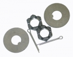 E14564 WASHER AND NUT SET-FRONT SPINDLE-4 PIECES-53-62
