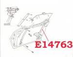 E14763 CHANNEL-REAR DOOR GLASS ROLLER-USED RECONDITIONED-LEFT-L69-82