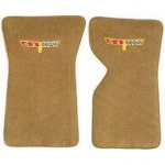Click Here For Full Product Info E14841LX MAT SET-FLOOR-CUT PILE-WITH EMBROIDERED CORVETTE FLAGS LOGO-COLORS-PAIR-81-82