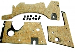 E17695 INSULATION SET-FIREWALL-AUTOMATIC-WITH HEATER-WITH FASTENERS-CARB-EXACT REPRODUCTION-M59-61